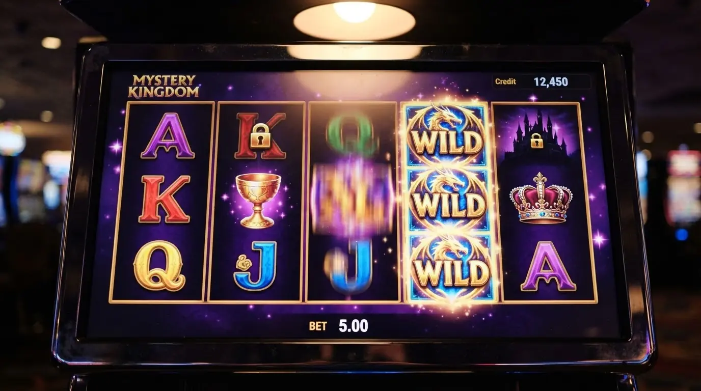 Ekran automatu Immortal Romance z widocznym interfejsem — przykład slotu Microgaming o wysokim RTP i zmienności
